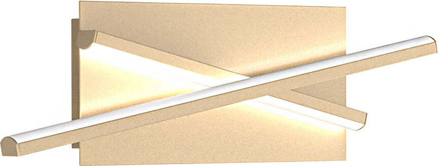 Applique-classico-Top-Light-DNA-1182-35-GO-LED-lampada-parete-oro
