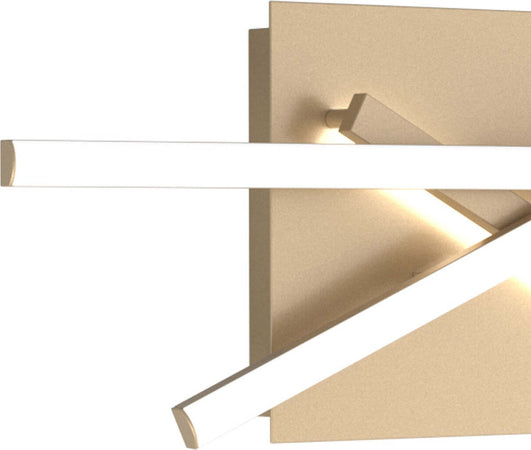 Applique-classico-Top-Light-DNA-1182-45-GO-LED-lampada-parete-oro