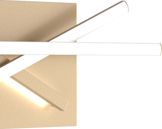 Applique-classico-Top-Light-DNA-1182-45-GO-LED-lampada-parete-oro