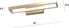 Applique-classico-Top-Light-DNA-1182-AP-GO-LED-lampada-parete