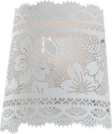 Applique Cluny Bianco 1Xe14 20X20X10Cm Illuminazione/Illuminazione per interni/Illuminazioni per pareti/Applique Led Mall Home - Napoli, Commerciovirtuoso.it