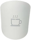 Applique Con Disegno Tazza Del Caffè Lampada Da Parete Attacco G9 Bianco Universo