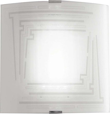 Applique Concept Bianco 1Xe27 26X26Cm Illuminazione/Illuminazione per interni/Illuminazioni per pareti/Applique Led Mall Home - Napoli, Commerciovirtuoso.it