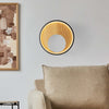 Applique-Contemp-Curiosità-Acciaio-Nero-Policarbonato-Marrone-Led-11W-3000K