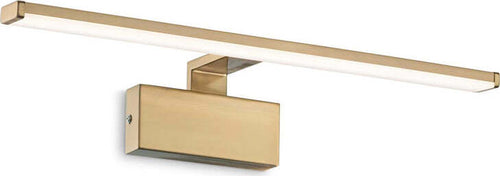 Applique-Contemporanea-Alma-Metallo-Ottone-Led-12,5W-3000K-Luce-Calda