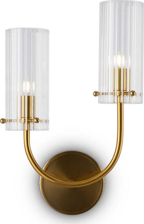 Applique-Contemporanea-Arco-Struttura-In-Metallo-Ottone-1-Luce-Diffusore-Vetro
