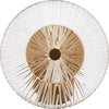 Applique-Contemporanea-Aster-1-Luce-Con-Diffusore-Vetro-E-Rosone-Oro-In-Metallo