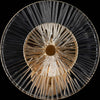 Applique-Contemporanea-Aster-1-Luce-Con-Diffusore-Vetro-E-Rosone-Oro-In-Metallo