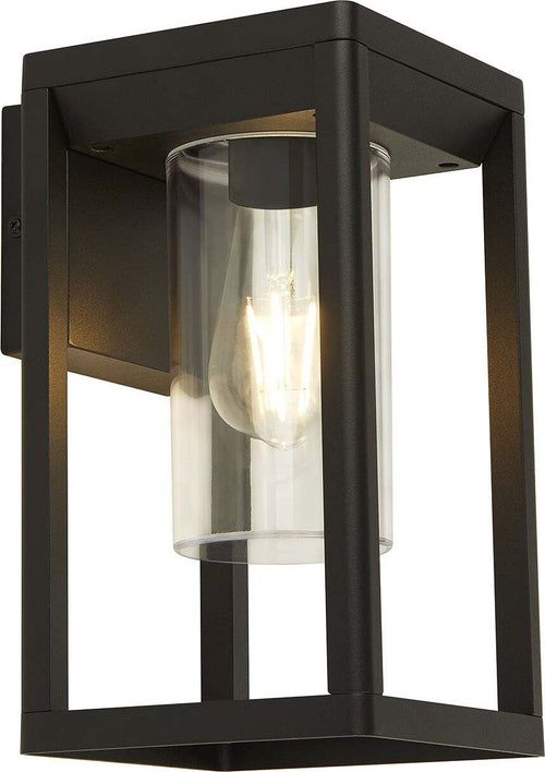 Applique-Contemporanea-Atlanta-Alluminio-Nero-Policarbonato-1-Luce-E27