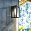 Applique-Contemporanea-Atlanta-Alluminio-Nero-Policarbonato-1-Luce-E27