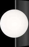 Applique-Contemporanea-Avant-Garde-In-Metallo-Nera-1-Luce-Con-Diffusore-Bianco