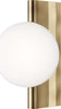 Applique-Contemporanea-Avant-Garde-In-Metallo-Ottone-1-Luce-Con-Diffusore-Bianco