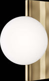Applique-Contemporanea-Avant-Garde-In-Metallo-Ottone-1-Luce-Con-Diffusore-Bianco