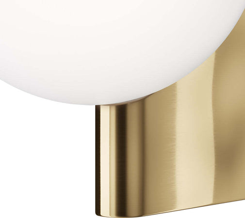Applique-Contemporanea-Avant-Garde-In-Metallo-Ottone-1-Luce-Con-Diffusore-Bianco