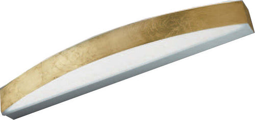 Applique-Contemporanea-Band-Metallo-Foglia-Oro-Led-28W