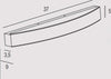 Applique-Contemporanea-Band-Metallo-Ruggine-Led-20W