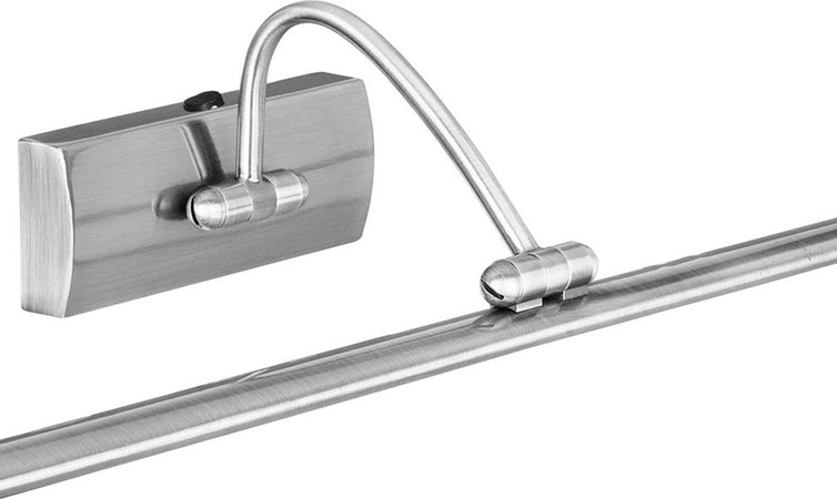 Applique-Contemporanea-Barcellona-Acciaio-Argento-Led-15W-3000K