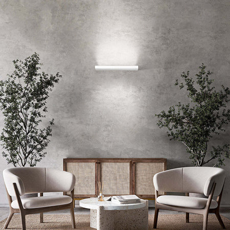 Applique-Contemporanea-Bed-Alluminio-Bianco-Led-Integrato-16W