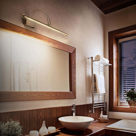 Applique-Contemporanea-Bow-Metallo-Ottone-Brunito-Led-4,5W-Luce-Calda
