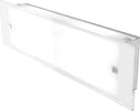 Applique-Contemporanea-Brick-Metallo-Bianco-Vetro-Satinato-2-Luci-E27-58Cm