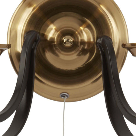 Applique-Contemporanea-Campanile-Acciaio-Bronzo-Marrone-2-Luci-E14