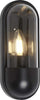 Applique-Contemporanea-Capsula-Alluminio-Nero-Trasparente-1-Luce-E27