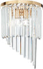 Applique-Contemporanea-Carlton-Metallo-Cristallo-Oro-3-Luci-E14