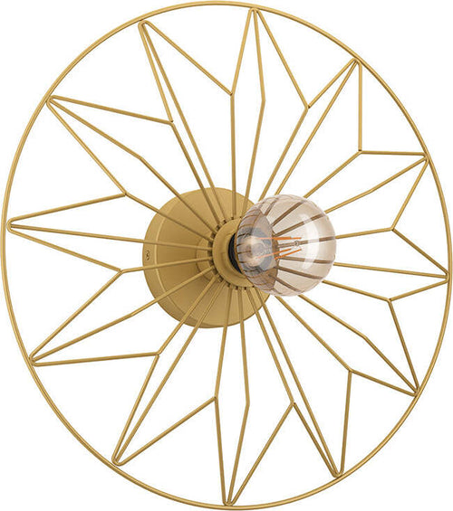 Applique-Contemporanea-Castanuelo-1-Luce-Acciaio-Oro
