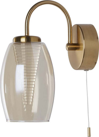 Applique-Contemporanea-Ciclon-Metallo-Bronzo-Vetro-Led-6W-3000K