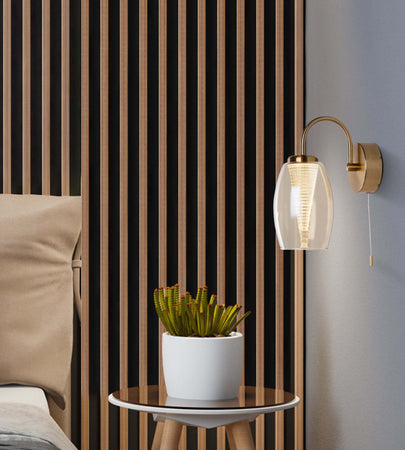 Applique-Contemporanea-Ciclon-Metallo-Bronzo-Vetro-Led-6W-3000K