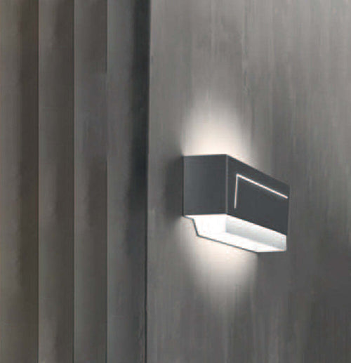 Applique-Contemporanea-Clap-Metallo-Antracite-Led-12W