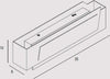 Applique-Contemporanea-Clap-Metallo-Foglia-Argento-Led-24W