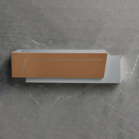Applique-Contemporanea-Clap-Metallo-Rame-Opaco-Led-18W