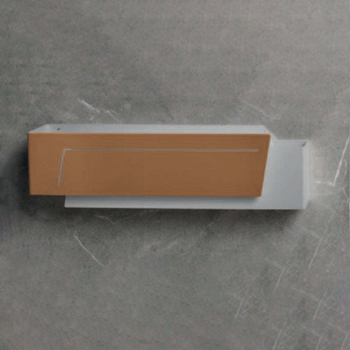 Applique-Contemporanea-Clap-Metallo-Rame-Opaco-Led-18W