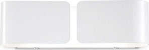 Applique-Contemporanea-Clip-Metallo-Bianco-2-Luci-E27