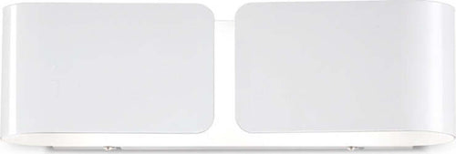 Applique-Contemporanea-Clip-Metallo-Bianco-2-Luci-E27