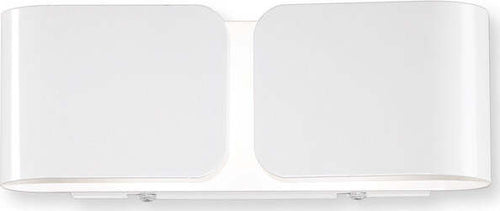 Applique-Contemporanea-Clip-Metallo-Bianco-2-Luci-G9-3W-3000K-Luce-Calda
