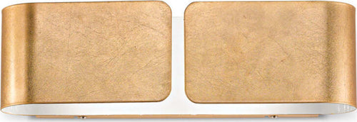 Applique-Contemporanea-Clip-Metallo-Oro-2-Luci-E27