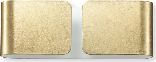 Applique-Contemporanea-Clip-Metallo-Oro-2-Luci-G9-3W-3000K-Luce-Calda