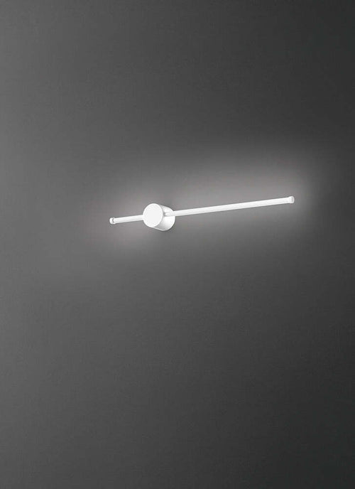 Applique-Contemporanea-Clock-Alluminio-Bianco-Led-Integrato-12W