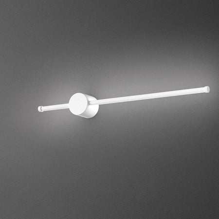 Applique-Contemporanea-Clock-Alluminio-Bianco-Led-Integrato-12W