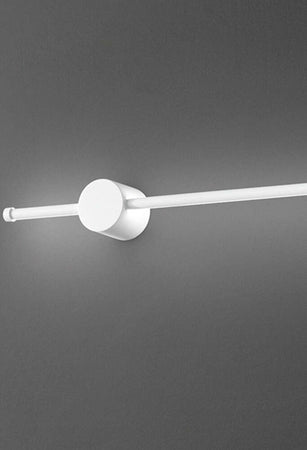 Applique-Contemporanea-Clock-Alluminio-Bianco-Led-Integrato-20W