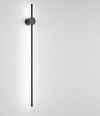Applique-Contemporanea-Clock-Alluminio-Nero-Led-Integrato-20W