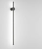 Applique-Contemporanea-Clock-Alluminio-Nero-Led-Integrato-20W