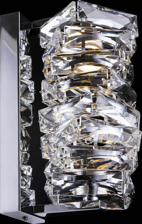 Applique-Contemporanea-Coil-Struttura-Acciaio-Cromo-E-Diffusore-Vetro-Led