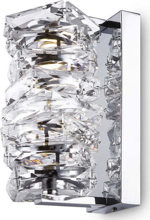 Applique-Contemporanea-Coil-Struttura-Acciaio-Cromo-E-Diffusore-Vetro-Led