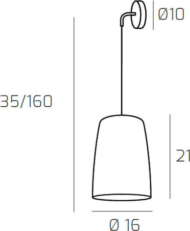 Applique-Contemporanea-Con-Cavo-Shaded-Metallo-Cromo-Vetro-Ambra-1-Luce-E27