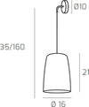 Applique-Contemporanea-Con-Cavo-Shaded-Metallo-E-Vetro-Cromo-1-Luce-E27