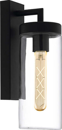 Applique-Contemporanea-Da-Esterno-Bovolone-1-Luce-Acciaio-Zincato-Nero