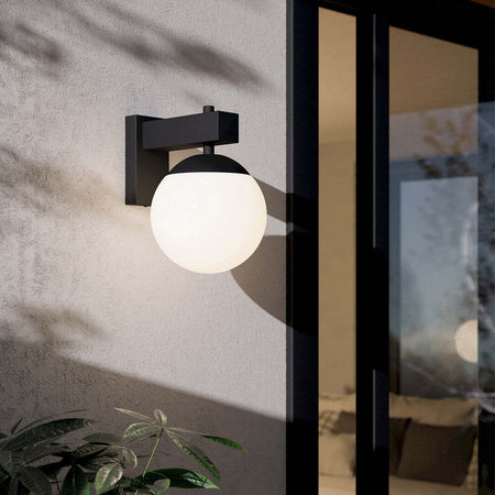 Applique-Contemporanea-Da-Esterno-Bufalata-1-Luce-Acciaio-Nero